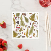 森林動植物2 スタンダードカクテルナプキン (インサイチュ)