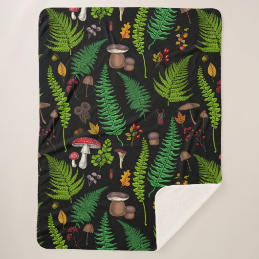 森林動植物 シェルパブランケット (正面)