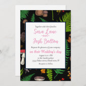 森林動植物 招待状 (正面/裏面)