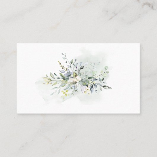 森林動物どのくらいの安全ピンベビーゲームカード プレイスカード (裏面)