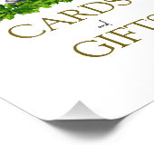 森林動物のベビーカードとギフトのサイン フォトプリント (角)