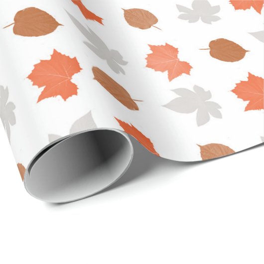 森林動物のベビーシャワーの誕生会のテーマ ラッピングペーパー (ロールコーナー)