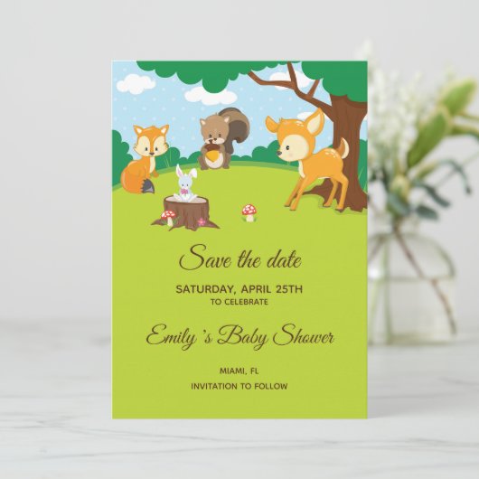 森林動物の森林の日付を保存 セーブザデート (スタンド正面)