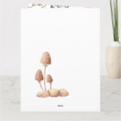 森林動物の誕生日パーソナライズされた カード (裏面)