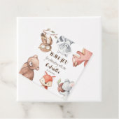 森林動物の誕生日パーソナライズされた フェイバータグ (インサイチュ)