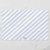 森林動物の赤ちゃんシャワー予測 便箋 (裏面)