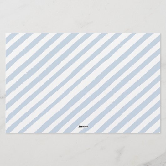 森林動物の赤ちゃんシャワー予測 便箋 (裏面)