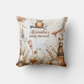 森林動物の赤ちゃんシャワー クッション (正面)