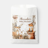 森林動物の赤ちゃんシャワー フェイバーバッグ (正面)