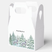 森林動物の赤ちゃんシャワー フェイバーボックス (オープン)