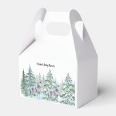 森林動物の赤ちゃんシャワー フェイバーボックス (正面サイド)