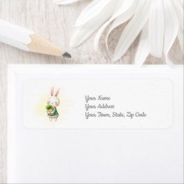 森林動物の赤ちゃんシャワー ラベル