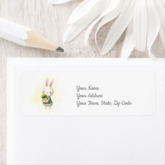 森林動物の赤ちゃんシャワー ラベル (インサイチュ)