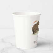 森林動物の赤ちゃんシャワー 紙コップ (右)