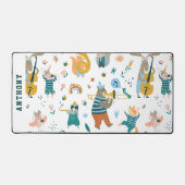 森林動物バンド デスクマット (正面)