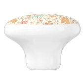 森林動物パターン セラミックノブ (側面)