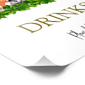 森林動物ベビードリンク標識 フォトプリント            (角)