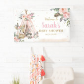 森林動物ボホ部族の歓迎の背景  横断幕 (インサイチュ)