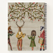 森林動物ミンストレル群 ノートブック (裏面)