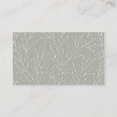 森林動物ヴィンテージ赤ちゃんシャワーベビー本 エンクロージャーカード (裏面)