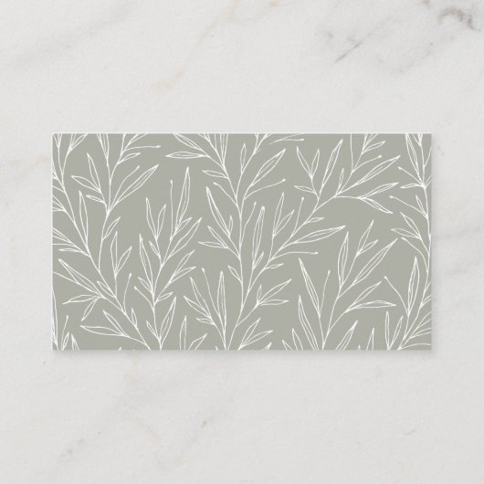 森林動物ヴィンテージ赤ちゃんシャワーベビー本 エンクロージャーカード (裏面)