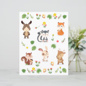 森林動物収集2スクラップブック作り紙 (スタンド正面)