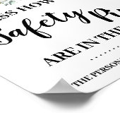 森林動物安全ピンシャワーゲームの数 ポスター (角)