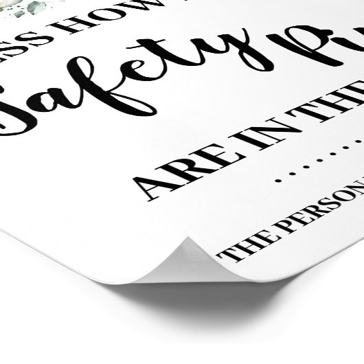 森林動物安全ピンシャワーゲームの数 ポスター (角)