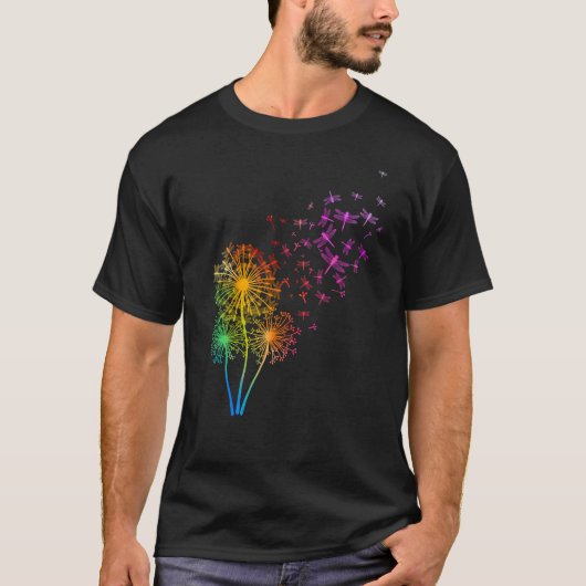 森林動物昆虫タンポポ Tシャツ (正面)