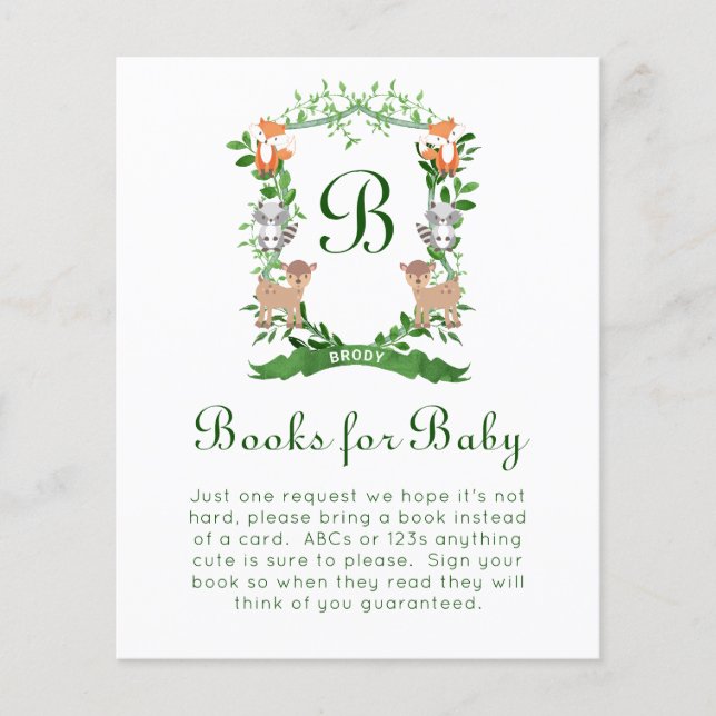 森林動物用クレスト本ベビー (正面)