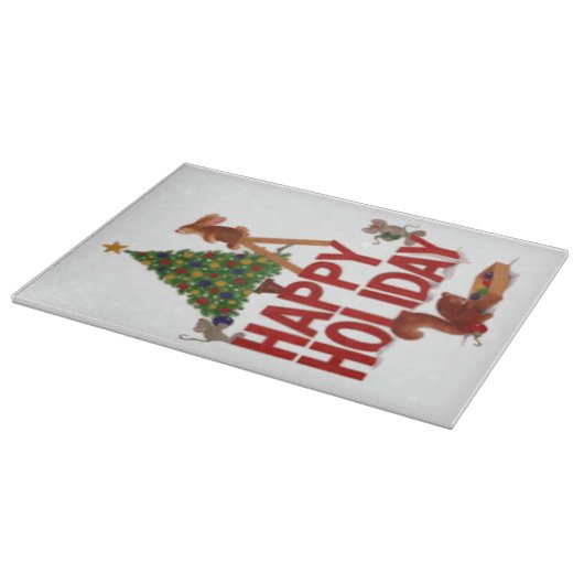 森林動物用切削ボード カッティングボード (角)