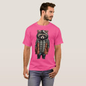 森林動物自然フレンズ森林散歩ハイキングR Tシャツ (正面フル)