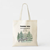 森林動物赤ちゃんシャワートートバッグ トートバッグ (裏面)