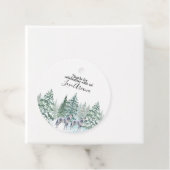 森林動物赤ちゃんシャワーメッセージカード フェイバータグ (インサイチュ)