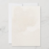 森林動物赤ちゃんシャワー招待状男の子または女の子 招待状 (裏面)