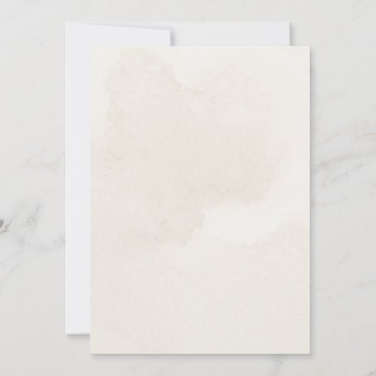 森林動物赤ちゃんシャワー招待状男の子または女の子 招待状 (裏面)