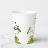 森林動物赤ちゃんシャワー紙カップ 紙コップ (右)