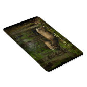 森林動物野生動物サポーター野生芸術マグネット マグネット (右側)