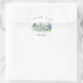 森林動物 – ありがとう スクエアシール (バッグ)