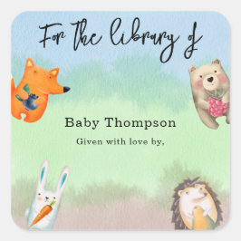 森林動物 – のライブラリ スクエアシール