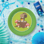 森林動物|のリス ペーパープレート (パーティー)