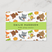 森林動物，キッズセン遊ター，アクティビティセンター 名刺 (正面)