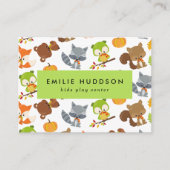 森林動物，キッズセン遊ター，アクティビティセンター 名刺 (正面)