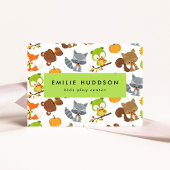 森林動物，キッズセン遊ター，アクティビティセンター 名刺