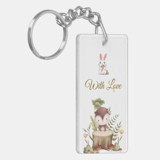 森林動物 キーホルダー (正面左)