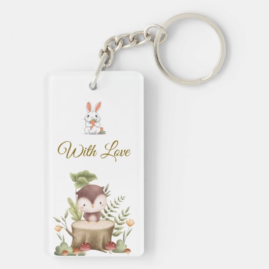 森林動物 キーホルダー (裏面)