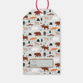 森林動物 ギフトタグ (裏面)