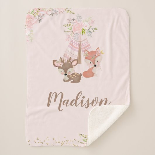 森林動物 シェルパブランケット (正面)