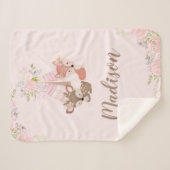 森林動物 シェルパブランケット (正面(横))