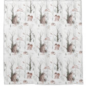 森林動物 シャワーカーテン (正面)